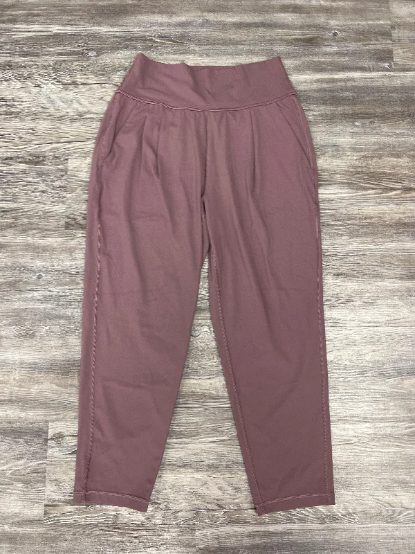 Athletic Pants By Athleta In Purple, Size: Petite   S