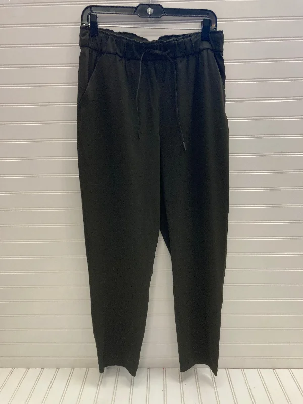 Athletic Pants By Lululemon In Green, Size: 10