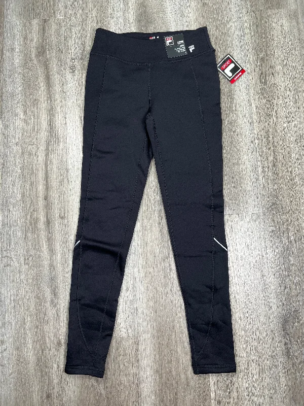 Black Athletic Leggings Fila, Size S