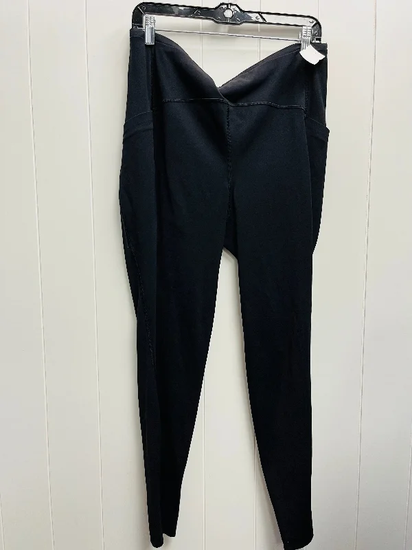 Black Athletic Leggings Lululemon, Size 14