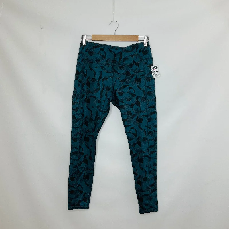 Black & Blue Athletic Leggings Helly Hansen, Size M