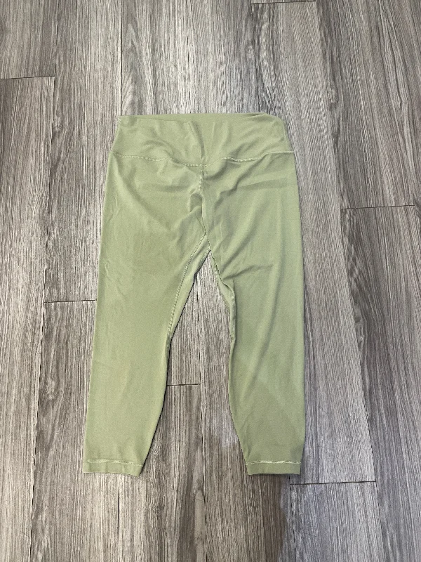 Green Athletic Leggings Lululemon, Size 16