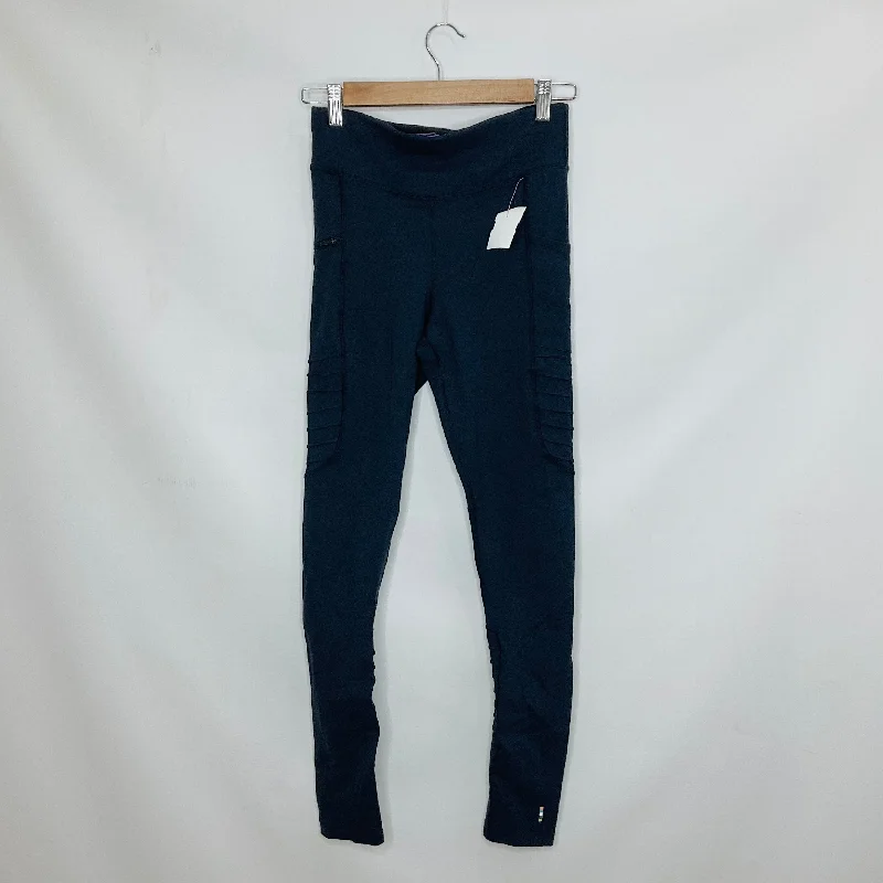 Navy Athletic Leggings Smartwool, Size S