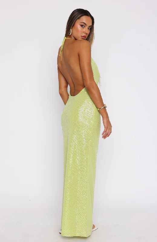 Island Dreams Maxi Dress Apple Green