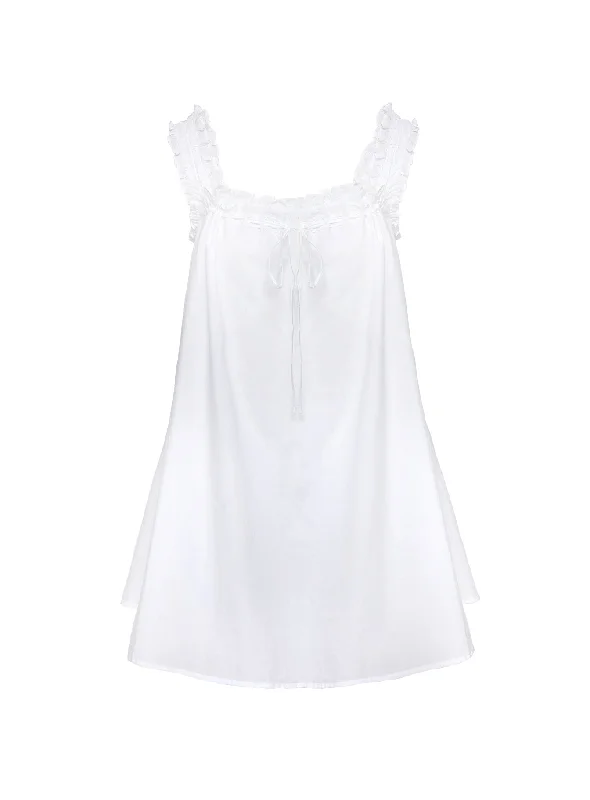 Swing Mini Dress White Petite