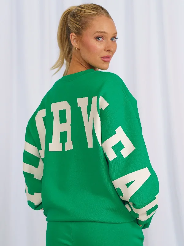 Unisex Collegiate Sweater - Green