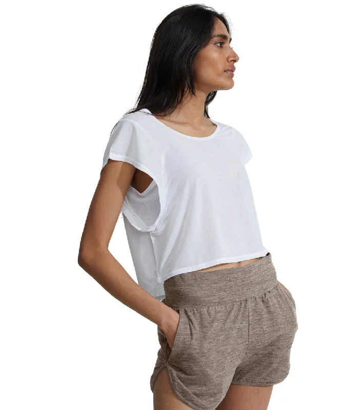 Varley Landon Crop White