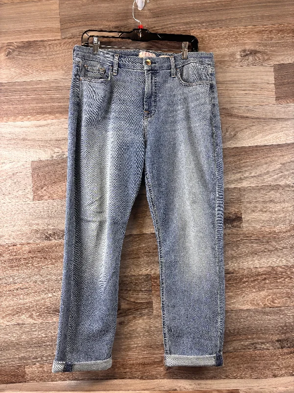 Blue Denim Jeans Boyfriend 7 For All Mankind, Size 12