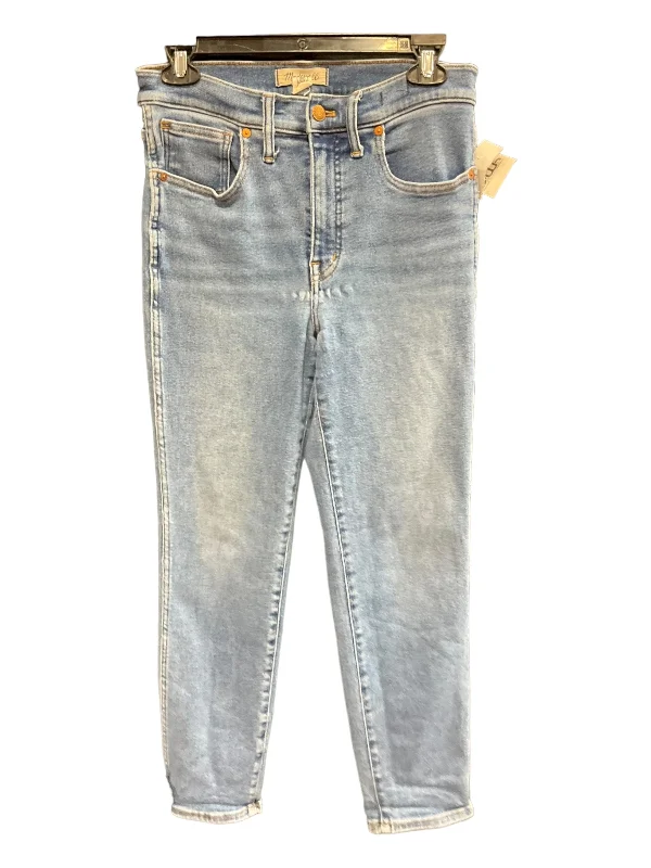 Blue Denim Jeans Straight Madewell, Size 4