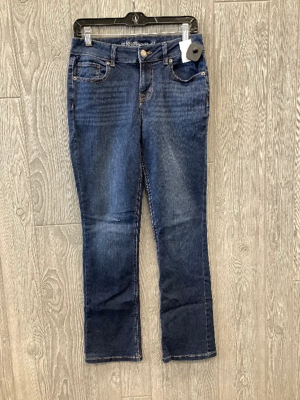 Blue Denim Jeans Straight Maurices, Size 4