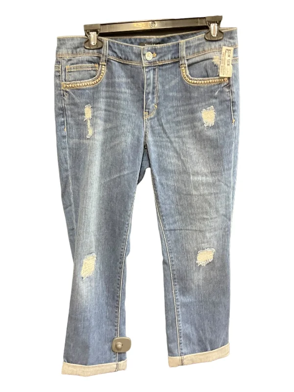 Blue Denim Jeans Straight White House Black Market, Size 6