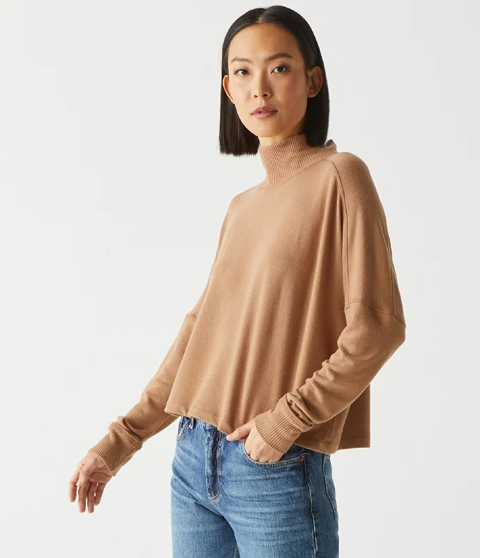 Marcy Mock Neck Top