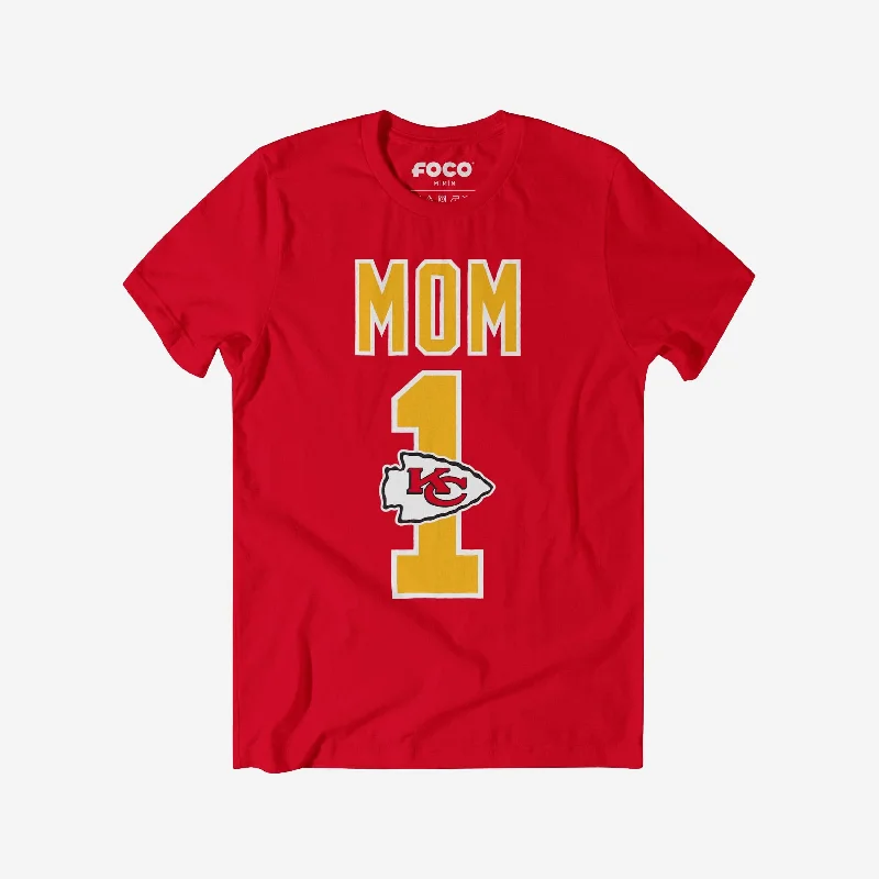 Kansas City Chiefs Number 1 Mom T-Shirt