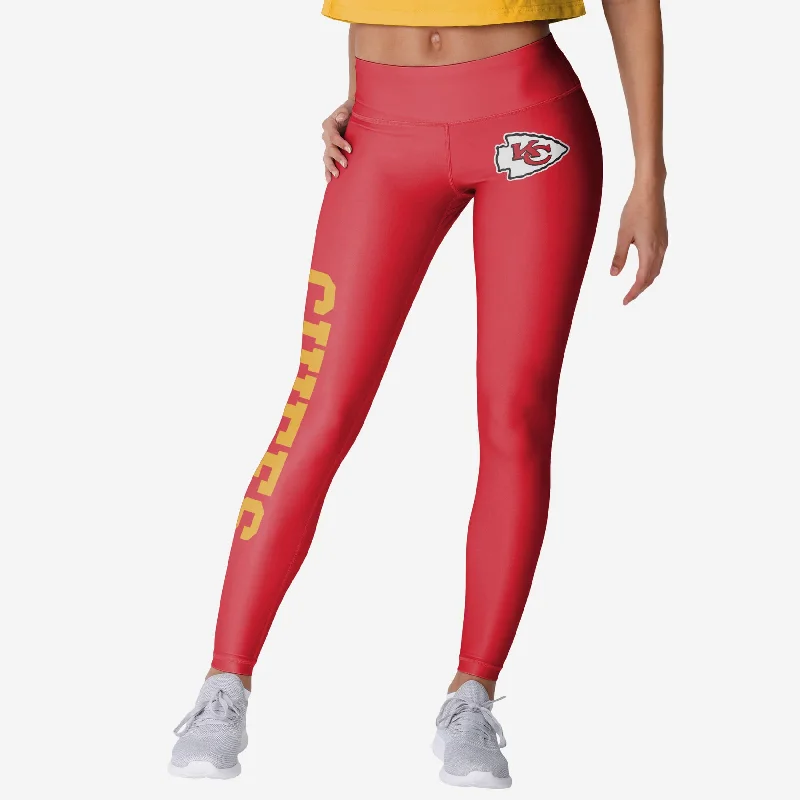 Kansas City Chiefs Womens Solid Big Wordmark Legging