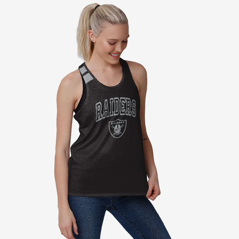 Las Vegas Raiders Womens Team Twist Sleeveless Top