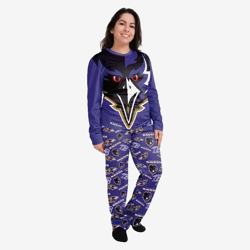 Poe Baltimore Ravens Womens Mascot Pajamas