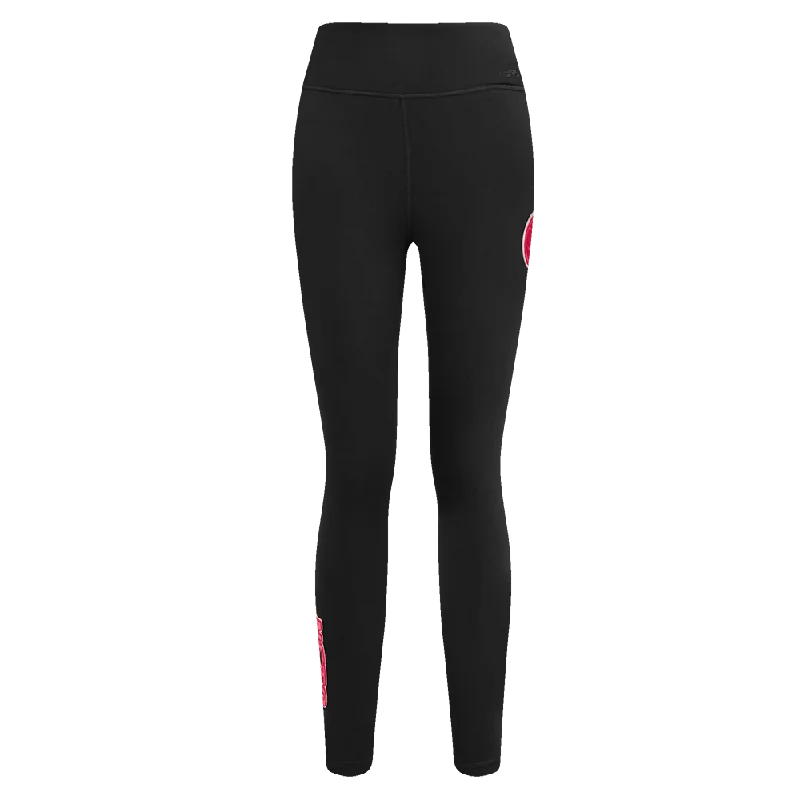 NBA BROOKLYN NETS PINK CLOUD WOMEN'S JERSEY LEGGING (BLACK)