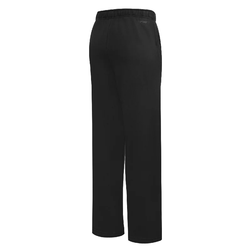 NBA MEMPHIS GRIZZLIES HOLIDAY GLAM WOMEN'S FLC STRAIGHT LEG PANT (BLACK)