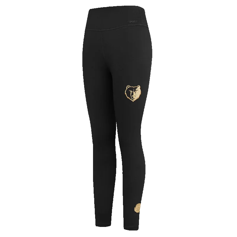 NBA MEMPHIS GRIZZLIES HOLIDAY GLAM WOMEN'S JERSEY LEGGING (BLACK)