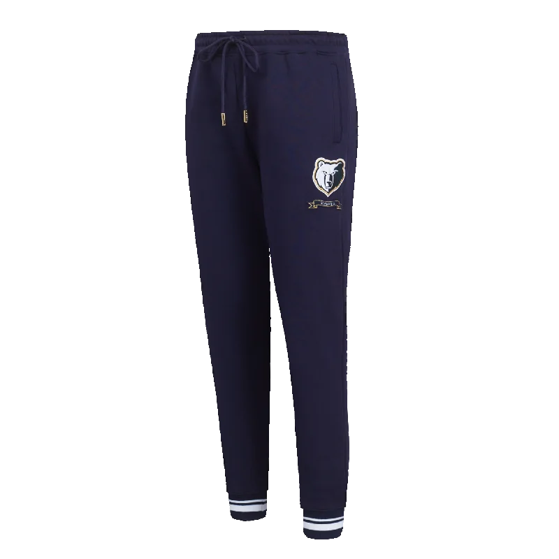 NBA MEMPHIS GRIZZLIES PRO PREP WOMEN'S RIB FLC SWEATPANT (MIDNIGHT NAVY)