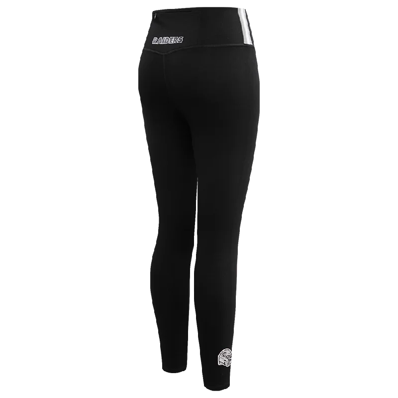 NFL LAS VEGAS RAIDERS CLASSIC WOMEN'S JERSEY LEGGING (BLACK)