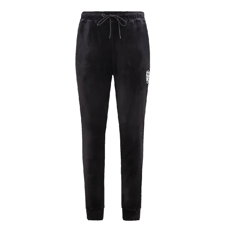 NFL LAS VEGAS RAIDERS CLASSIC WOMEN'S VELOUR JOGGER (BLACK)