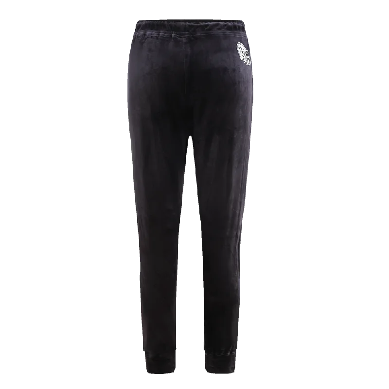 NFL LAS VEGAS RAIDERS CLASSIC WOMEN'S VELOUR JOGGER (BLACK)