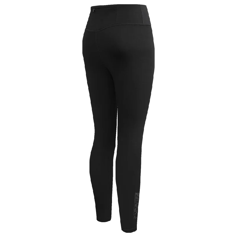 NFL LAS VEGAS RAIDERS NEUTRAL WOMEN'S JERSEY LEGGING (BLACK)