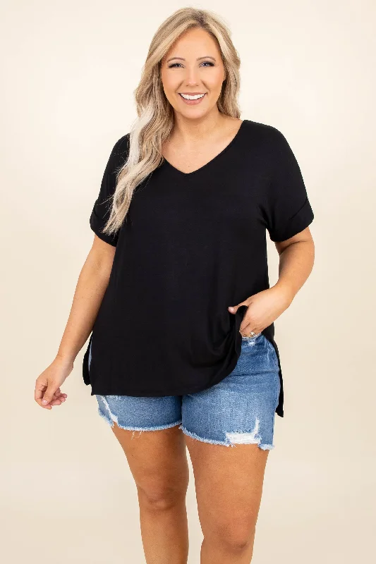 Grand Appreciation Top, Black