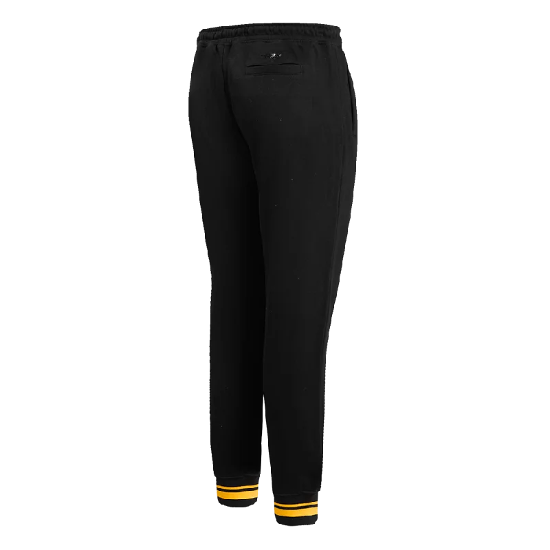 NHL BOSTON BRUINS RETRO CLASSIC WOMEN'S RIB SWEATPANT (BLACK/YELLOW)