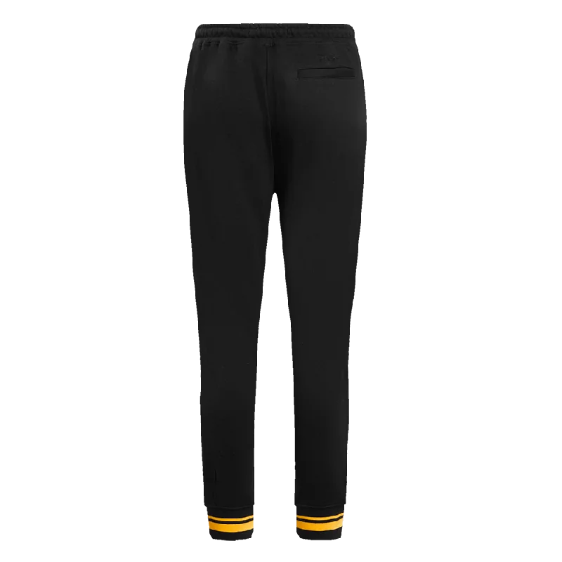 NHL BOSTON BRUINS RETRO CLASSIC WOMEN'S RIB SWEATPANT (BLACK/YELLOW)