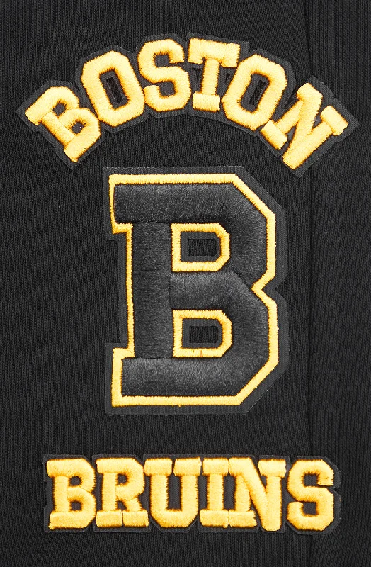 NHL BOSTON BRUINS RETRO CLASSIC WOMEN'S RIB SWEATPANT (BLACK/YELLOW)