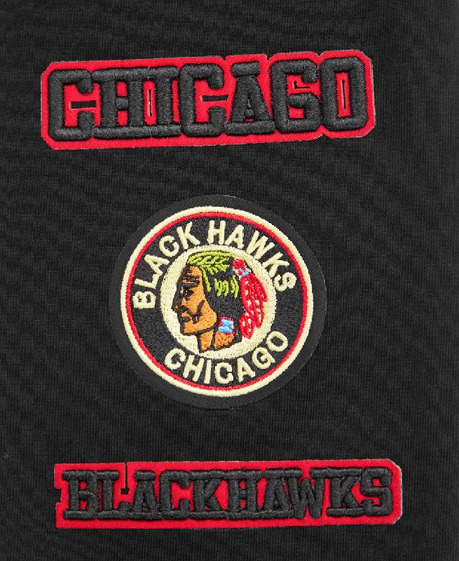 NHL CHICAGO BLACKHAWKS RETRO CLASSIC WOMEN'S JERSEY LEGGING (BLACK)