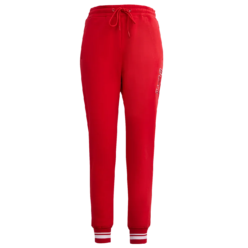 NHL DETROIT RED WINGS RETRO CLASSIC WOMEN'S RIB SWEATPANT (RED)