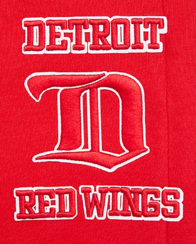 NHL DETROIT RED WINGS RETRO CLASSIC WOMEN'S RIB SWEATPANT (RED)