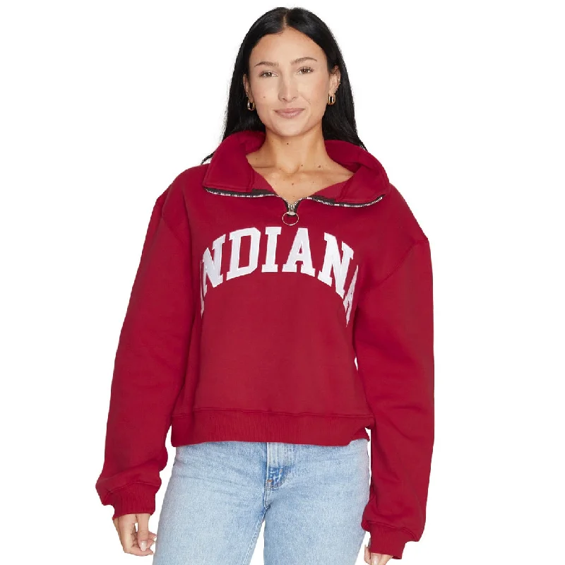 Indiana Hoosiers Quarter Zip Sweatshirt