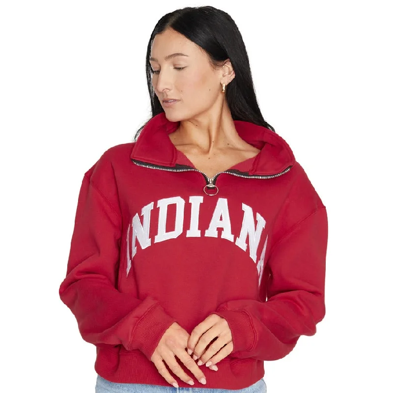 Indiana Hoosiers Quarter Zip Sweatshirt