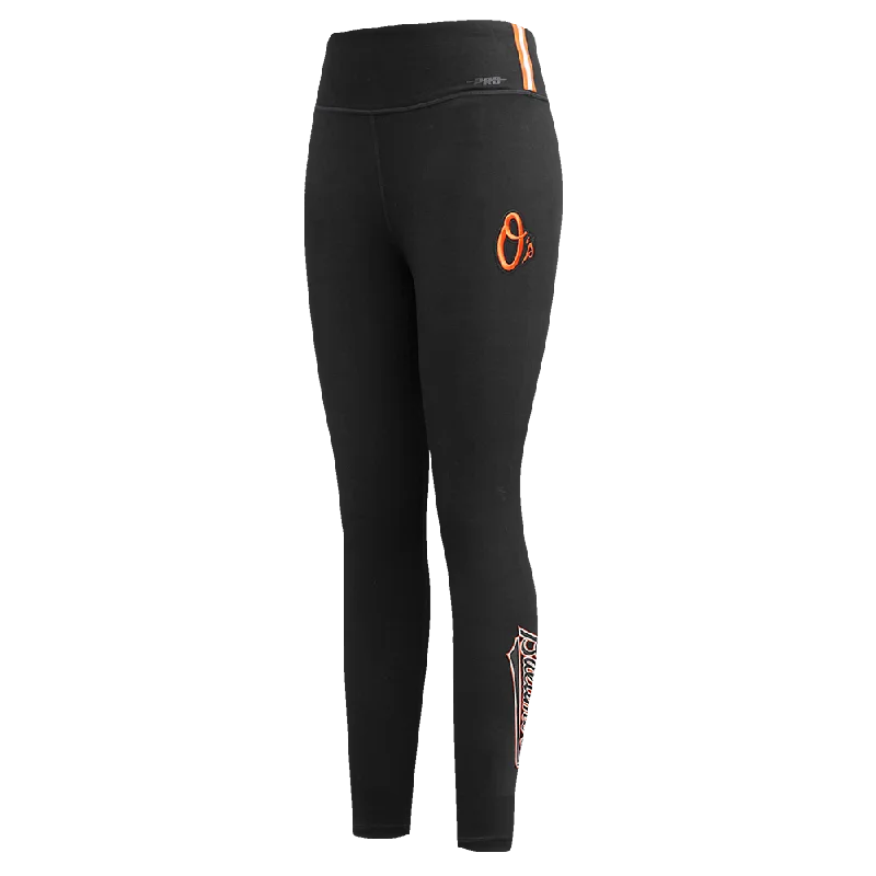 MLB BALTIMORE ORIOLES CLASSIC WOMEN'S JERSEY LEGGING (BLACK)