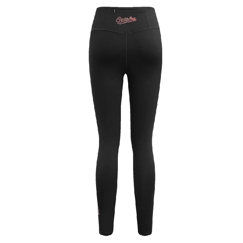 MLB BALTIMORE ORIOLES CLASSIC WOMEN'S JERSEY LEGGING (BLACK)