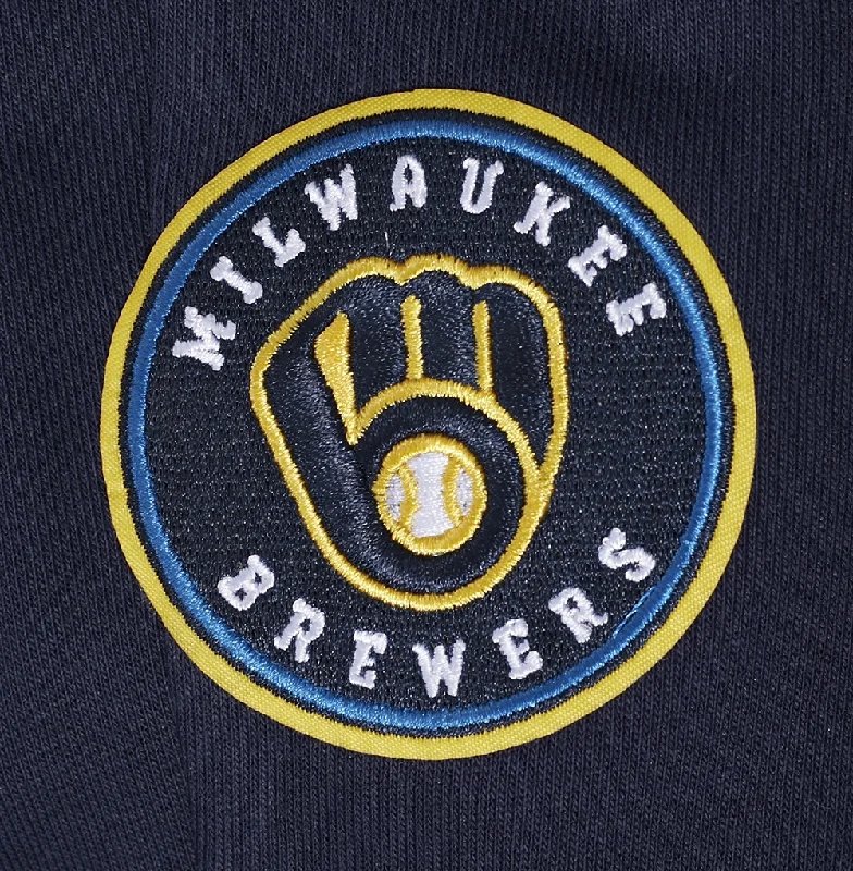 MLB MILWAUKEE BREWERS CLASSIC WOMEN'S FLC SWEATPANT (MIDNIGHT NAVY)