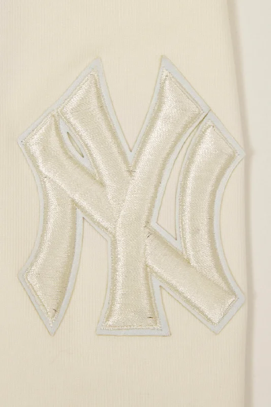 MLB NEW YORK YANKEES NEUTRAL WOMEN'S JERSEY LEGGING (EGGSHELL)