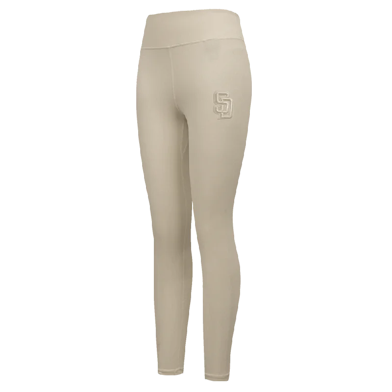 MLB SAN DIEGO PADRES NEUTRAL WOMEN'S JERSEY LEGGING (TAUPE)