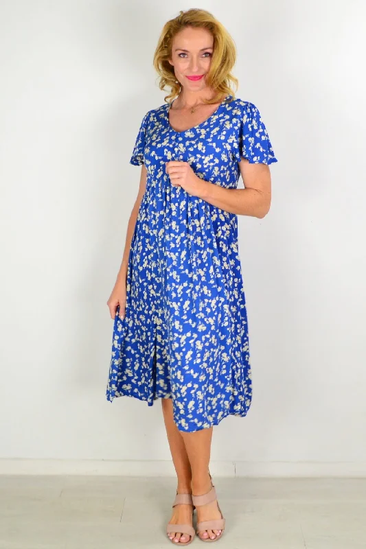 Sunday Best Flutter Sleeve Shift Dress Tunic