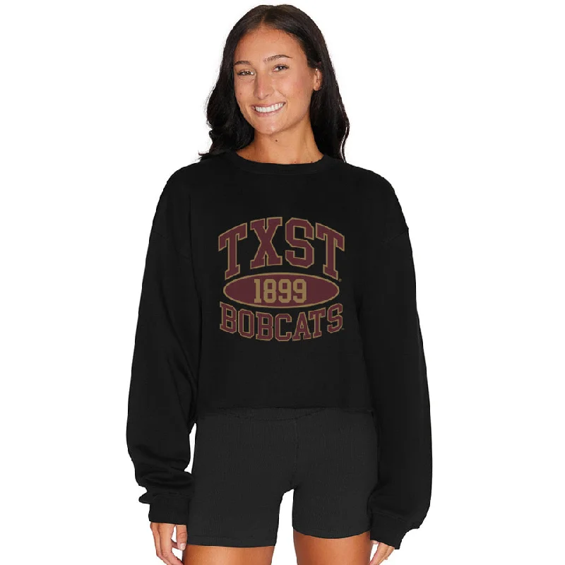 Texas State Black Crewneck