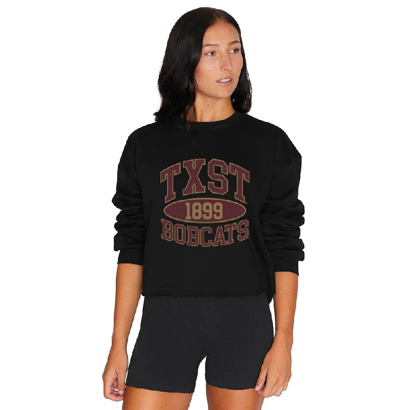 Texas State Black Crewneck