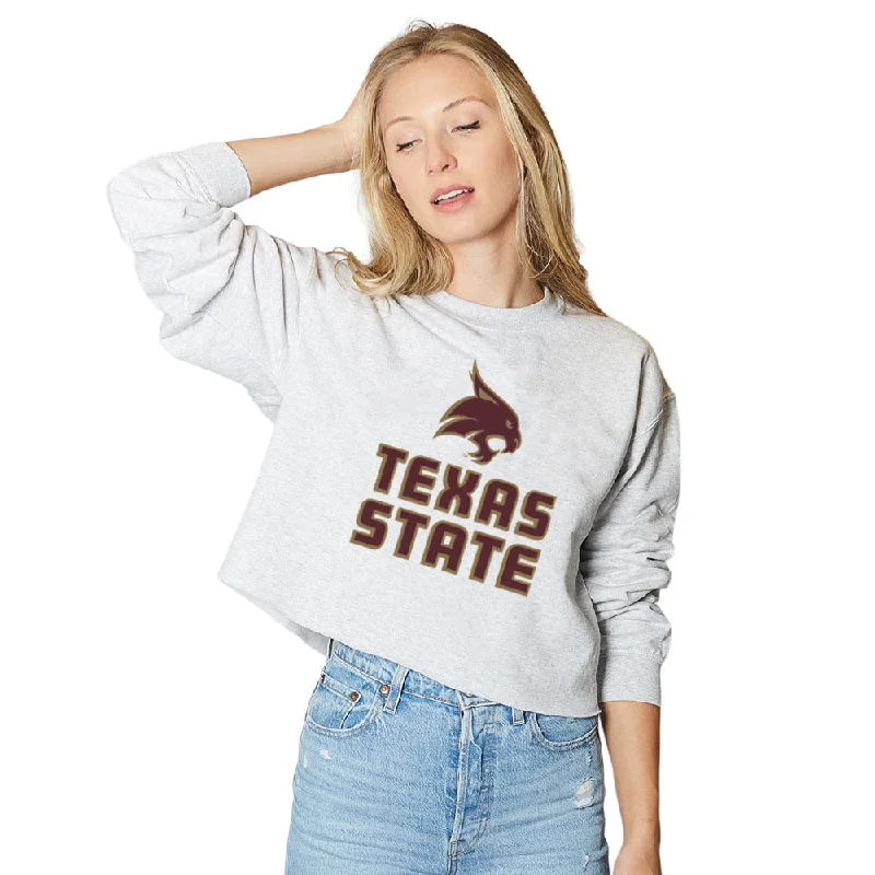 Texas State Gray Crewneck