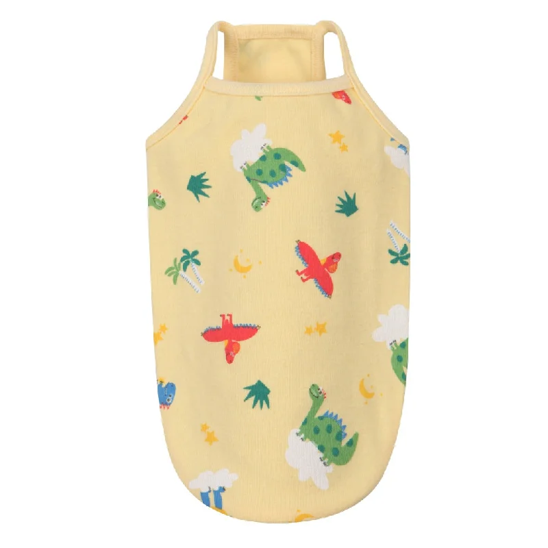 Dino World Tank Top - Yellow