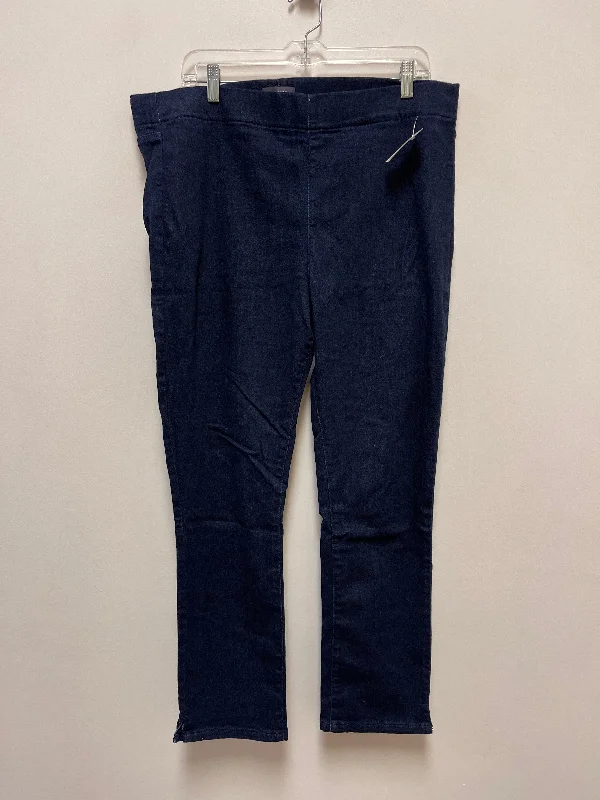 Pants Leggings By Not Your Daughters Jeans In Blue Denim, Size: 16