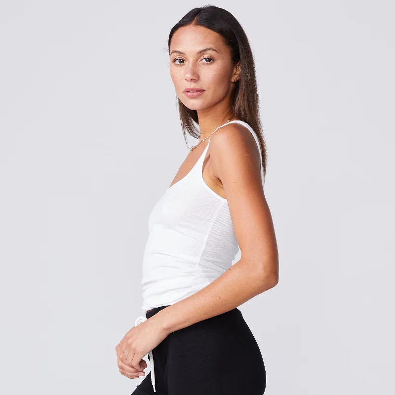 Supimafine Rib Scoop Neck Tank