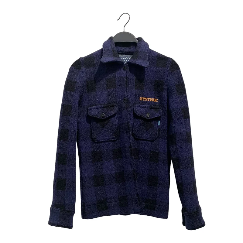 HYSTERIC GLAMOUR/Flannel Shirt/Plaid/Cotton/BLU/